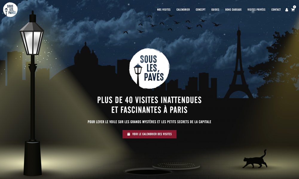 Accueil de Sous les pavés après refonte